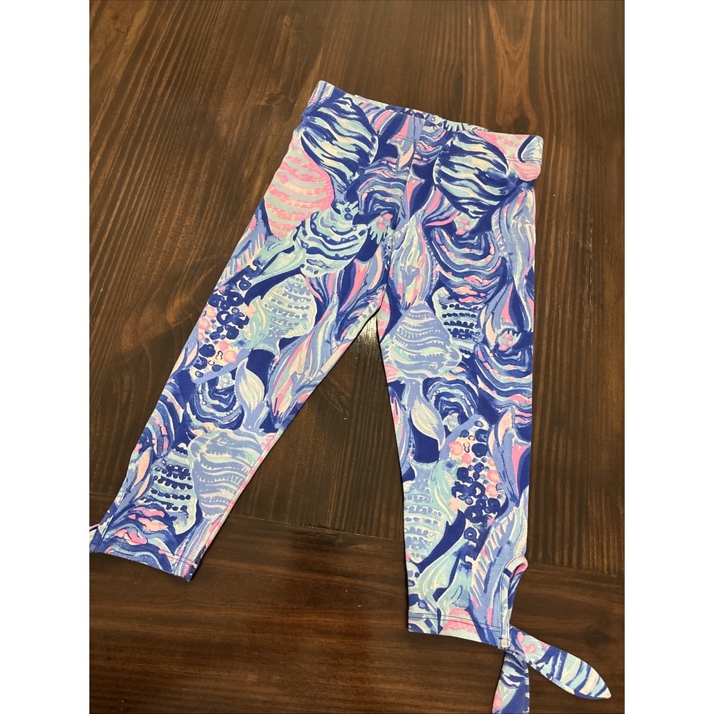 Lilly Pulitzer Maia Scale Up Legging Size M 6-7 girls